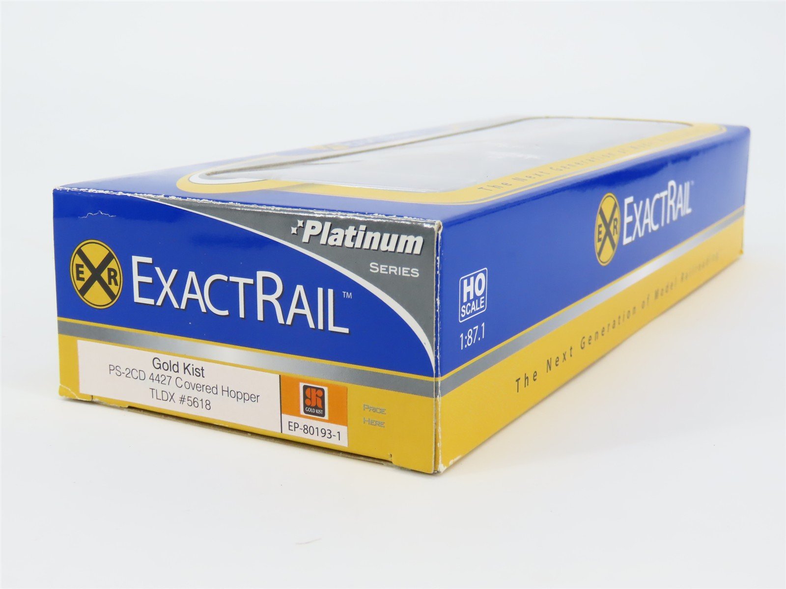 HO ExactRail EP-80193-1 TLDX Gold Kist PS2-CD 4427 3-Bay Covered Hopper #5618