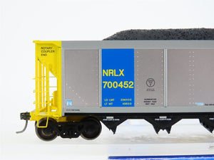 HO ExactRail EE-1307-8 NRLX CIT Group Autoflood Hopper #700452 w/Coal Load