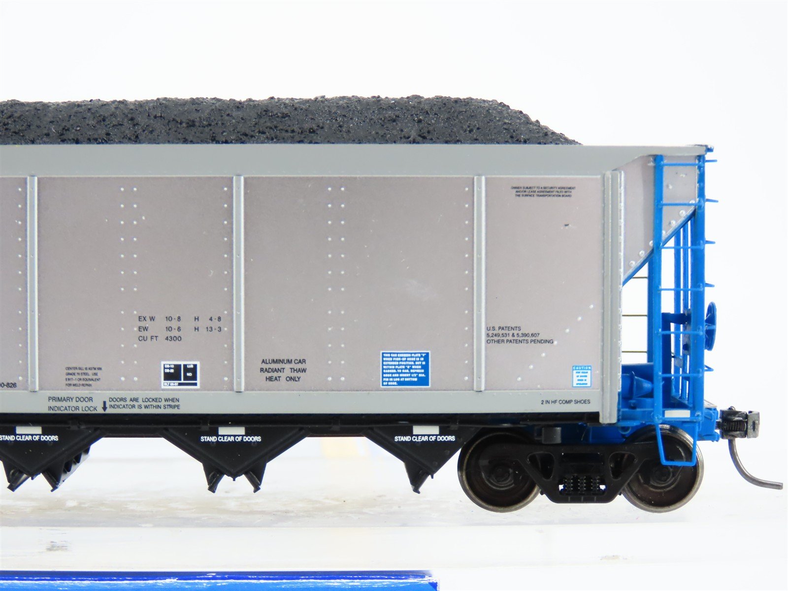 HO ExactRail EE-1307-8 NRLX CIT Group Autoflood Hopper #700452 w/Coal Load