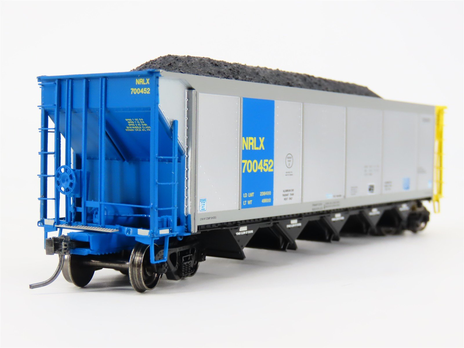 HO ExactRail EE-1307-8 NRLX CIT Group Autoflood Hopper #700452 w/Coal Load