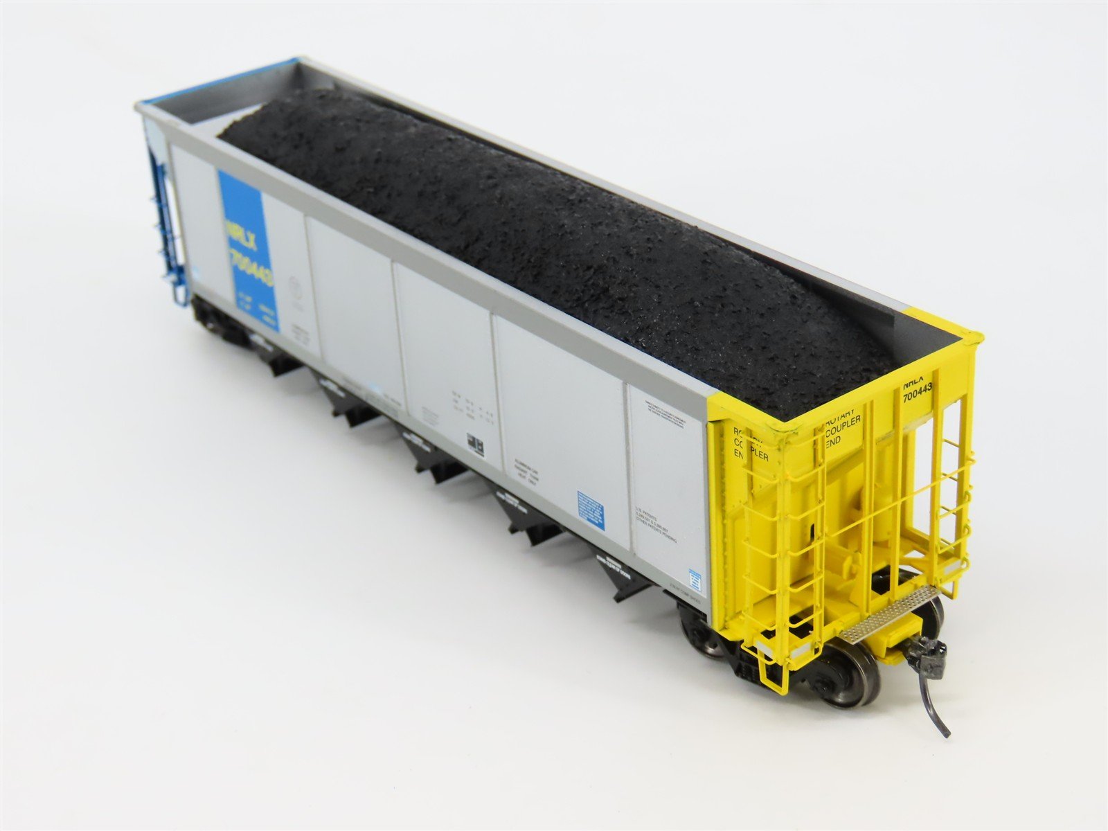 HO ExactRail EE-1307-7 NRLX CIT Group Autoflood Hopper #700443 w/Coal Load