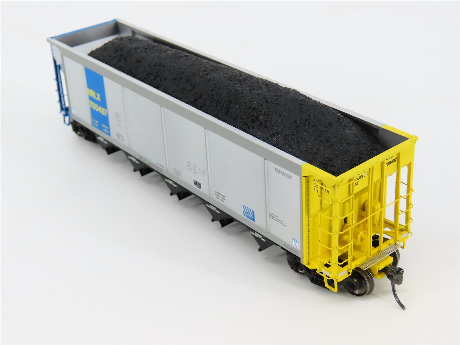 HO ExactRail EE-1307-6 NRLX CIT Group Autoflood Hopper #700437 w/Coal Load