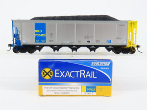 HO ExactRail EE-1307-5 NRLX CIT Group Autoflood Hopper #700420 w/Coal Load
