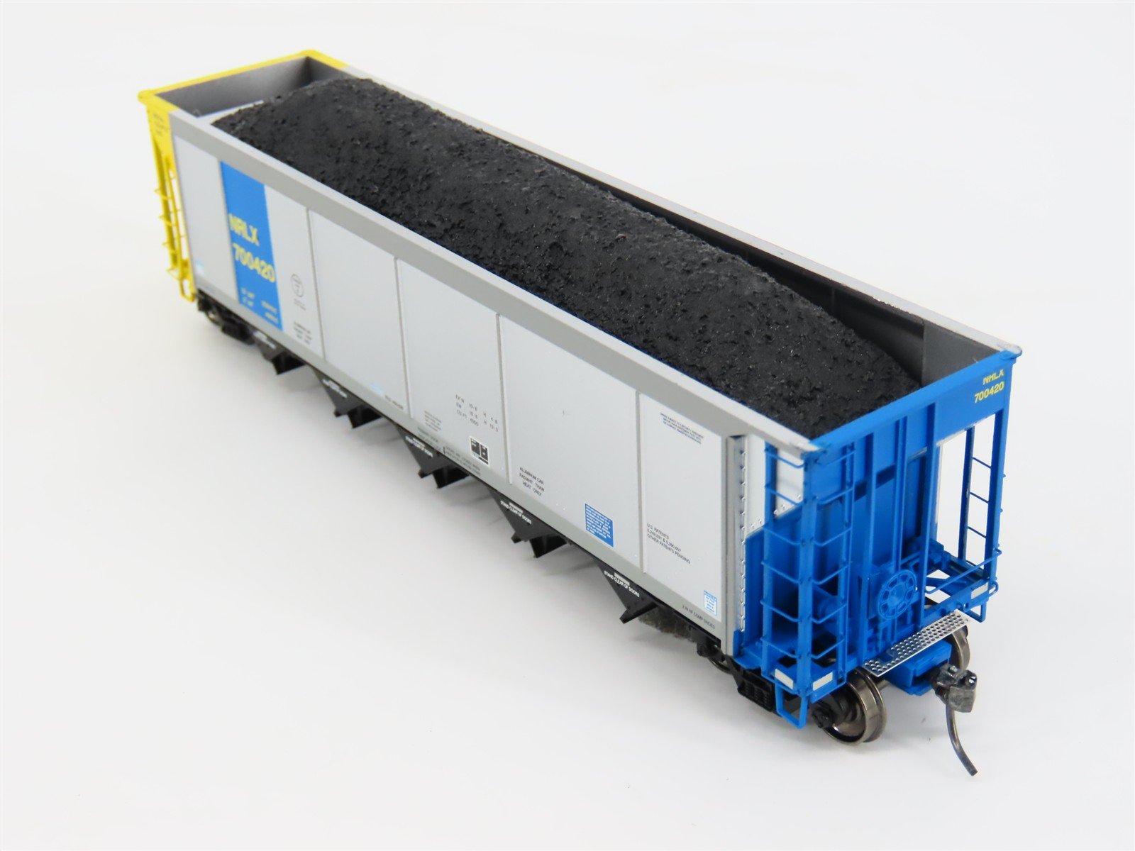 HO ExactRail EE-1307-5 NRLX CIT Group Autoflood Hopper #700420 w/Coal Load