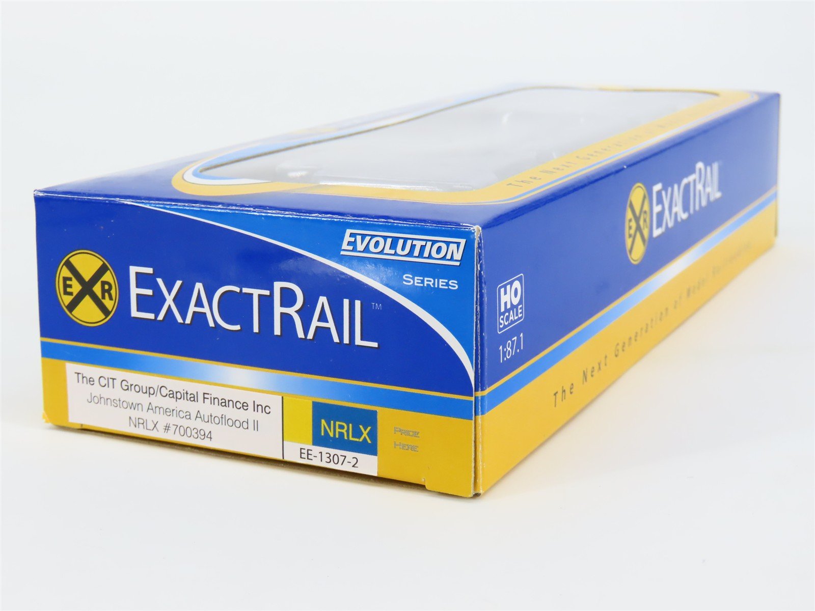 HO ExactRail EE-1307-2 NRLX CIT Group Autoflood Hopper #700394 w/Coal Load