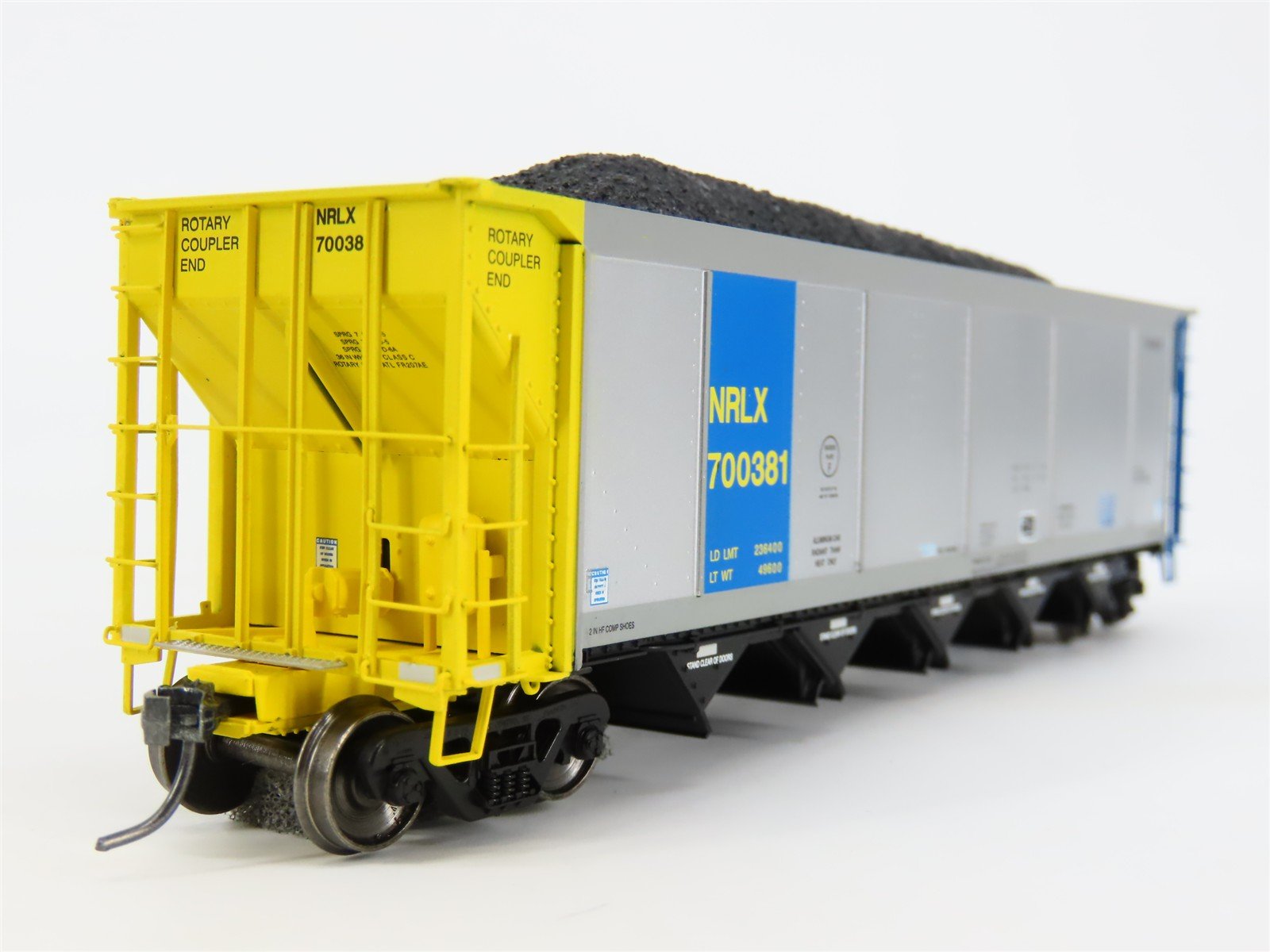 HO ExactRail EE-1307-1 NRLX CIT Group Autoflood Hopper #700381 w/Coal Load