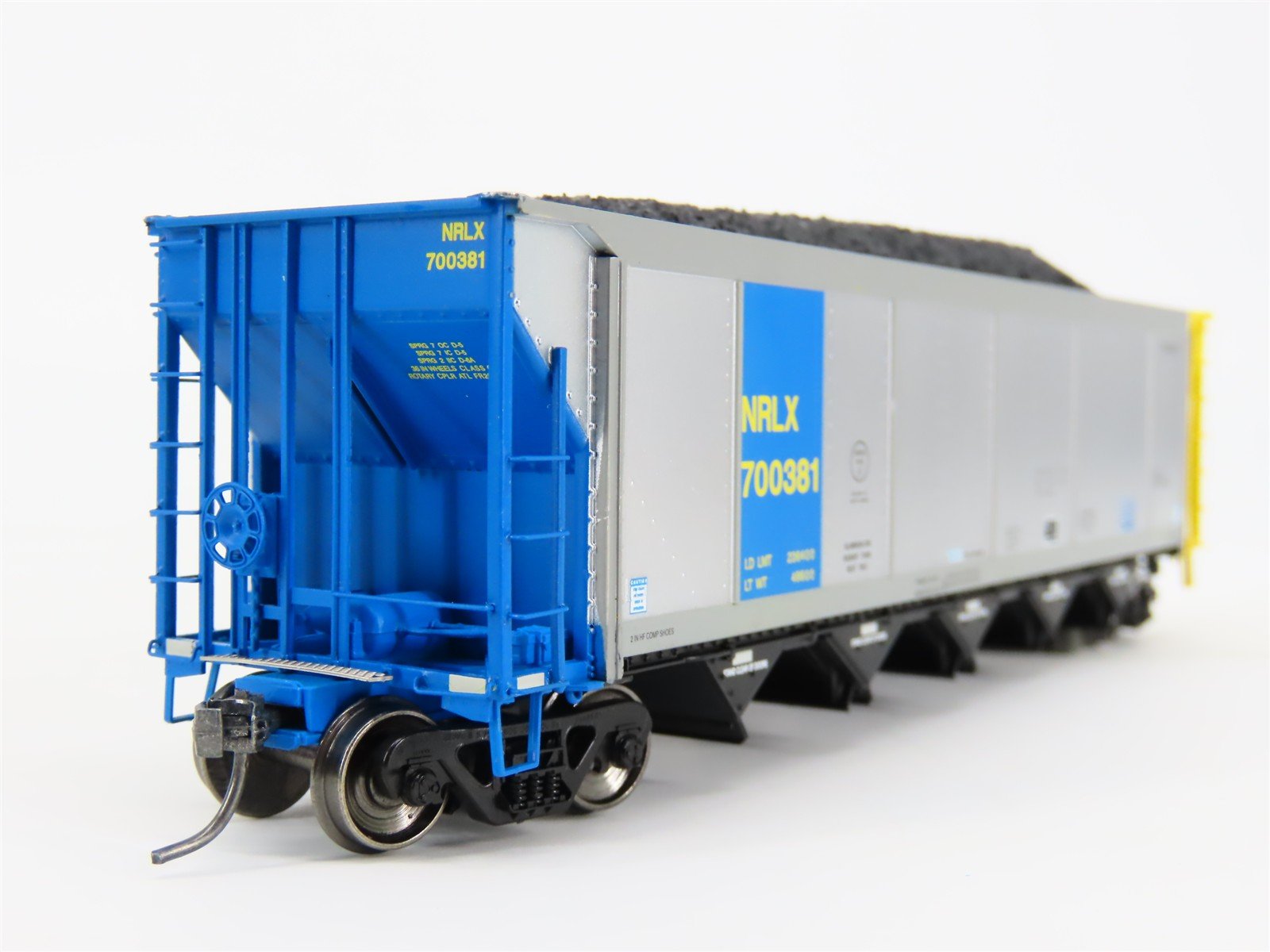 HO ExactRail EE-1307-1 NRLX CIT Group Autoflood Hopper #700381 w/Coal Load