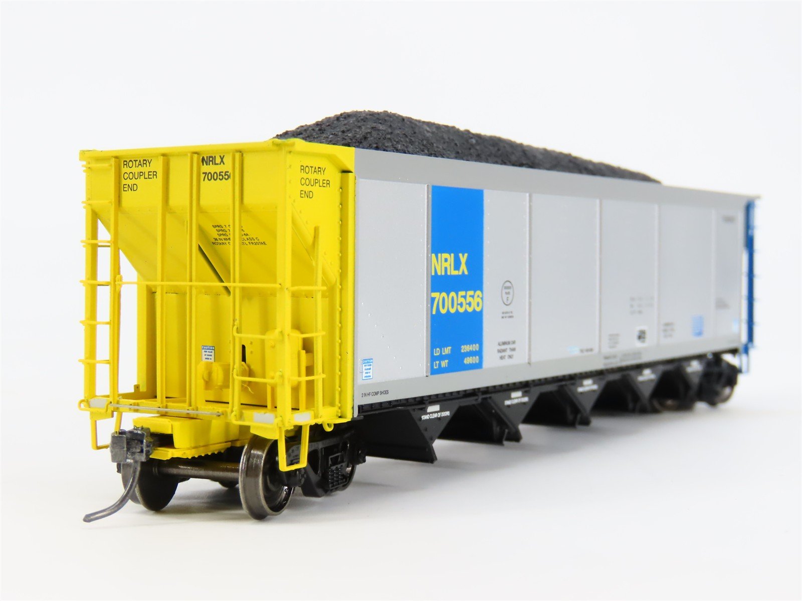 HO ExactRail EE-1307-18 NRLX CIT Group Autoflood Hopper #700556 w/Coal Load