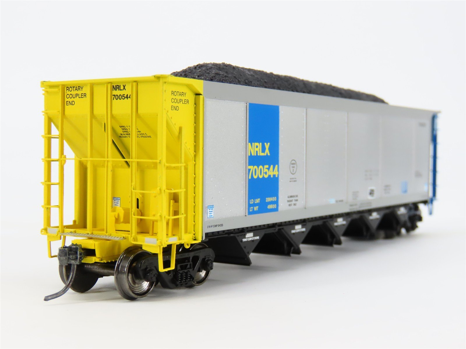 HO ExactRail EE-1307-17 NRLX CIT Group Autoflood Hopper #700544 w/Coal Load