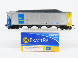 HO ExactRail EE-1307-15 NRLX CIT Group Autoflood Hopper #700523 w/Coal Load