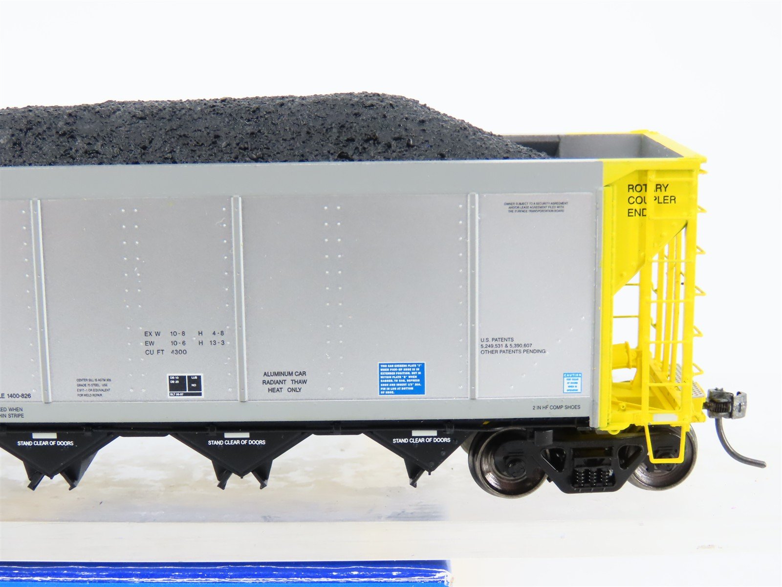 HO ExactRail EE-1307-15 NRLX CIT Group Autoflood Hopper #700523 w/Coal Load