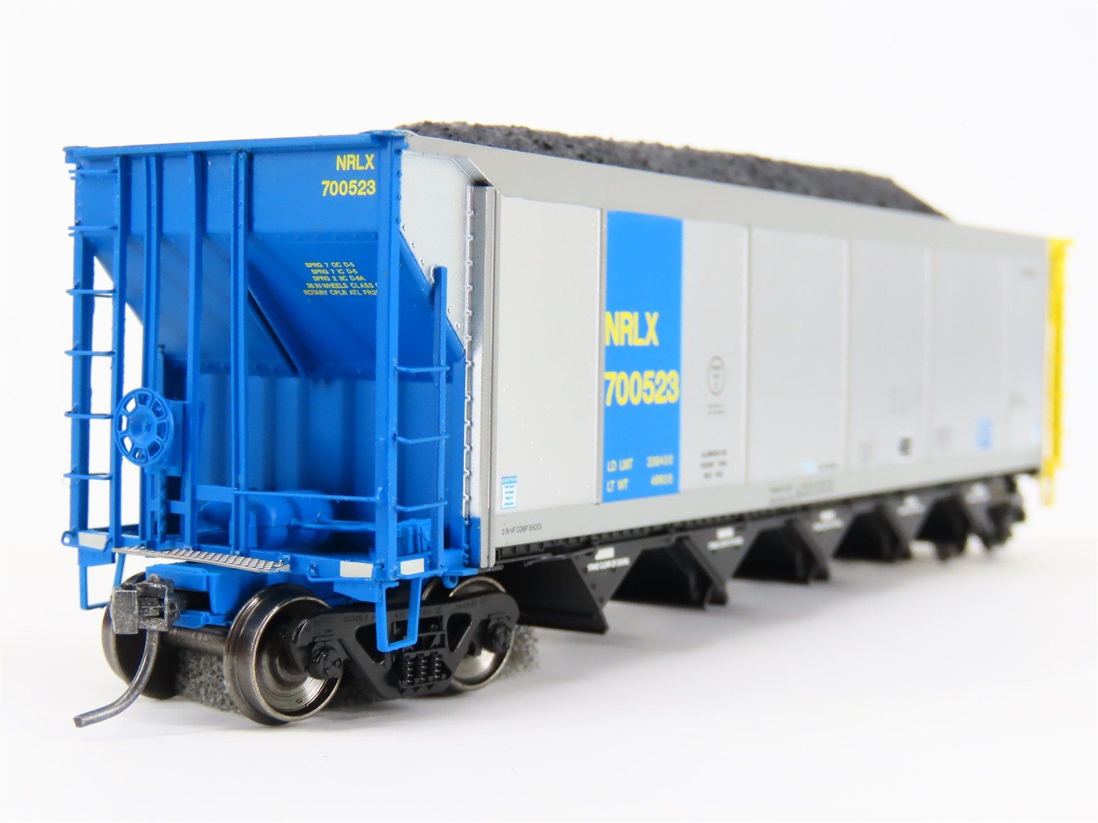 HO ExactRail EE-1307-15 NRLX CIT Group Autoflood Hopper #700523 w/Coal Load