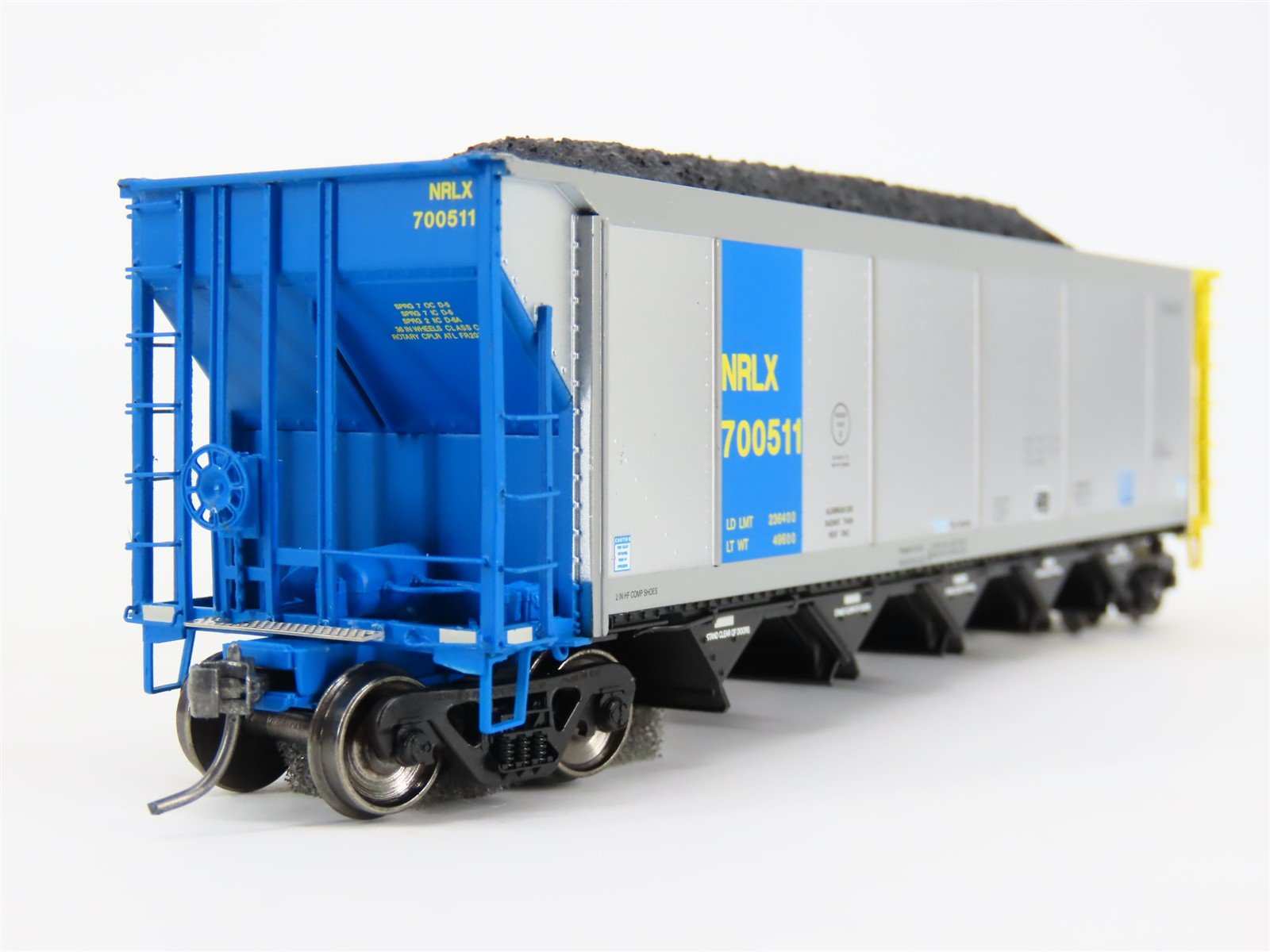 HO ExactRail EE-1307-14 NRLX CIT Group Autoflood Hopper #700511 w/Coal Load