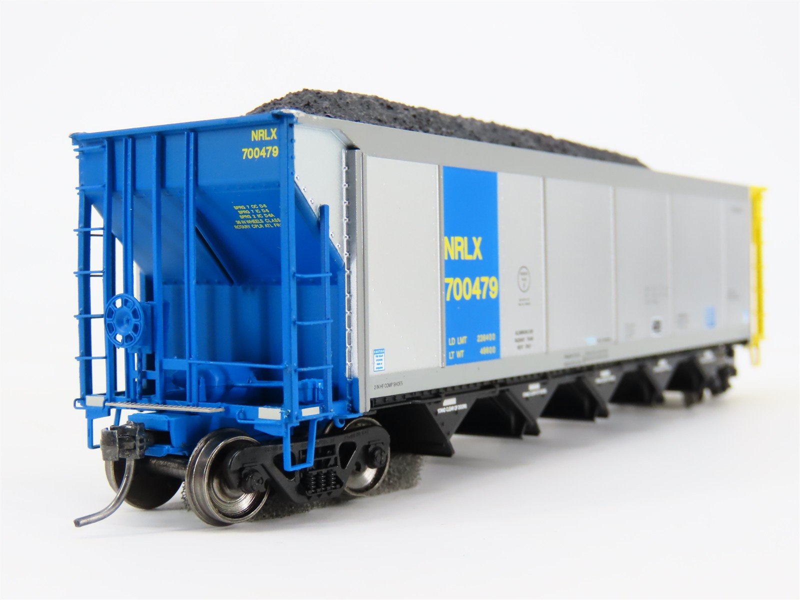 HO ExactRail EE-1307-10 NRLX CIT Group Autoflood Hopper #700479 w/Coal Load