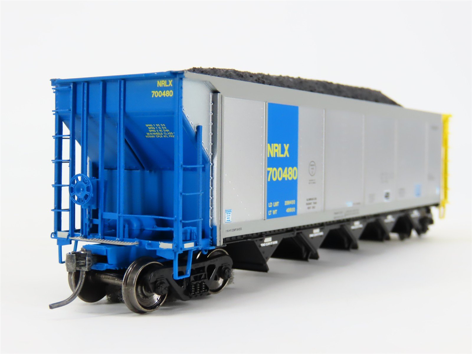 HO ExactRail EE-1307-11 NRLX CIT Group Autoflood Hopper #700480 w/Coal Load
