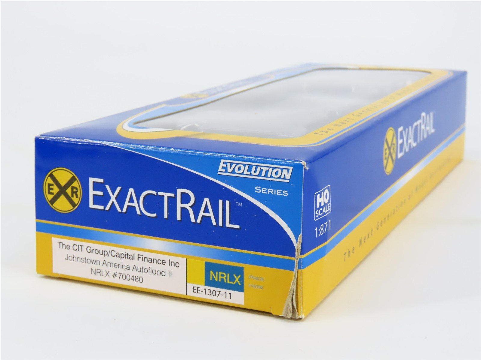 HO ExactRail EE-1307-11 NRLX CIT Group Autoflood Hopper #700480 w/Coal Load