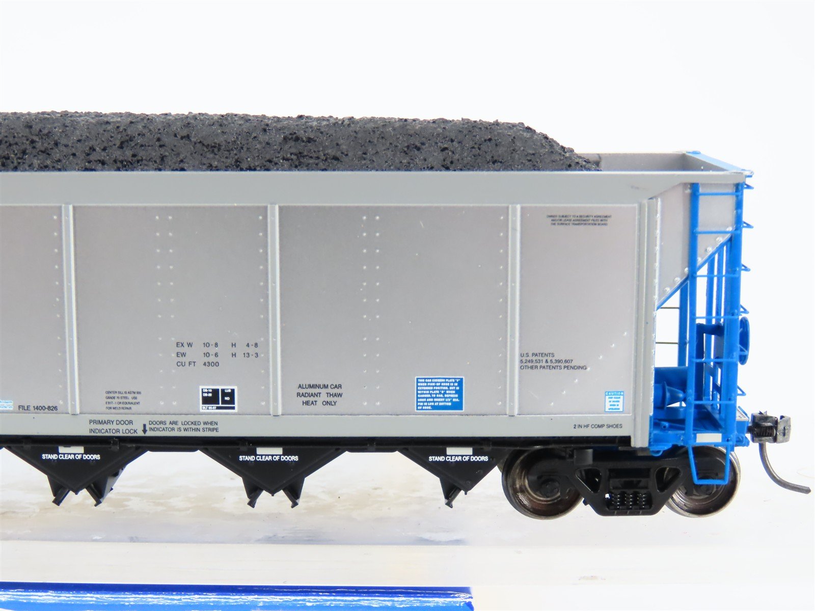 HO ExactRail EE-1307-23 NRLX CIT Group Autoflood Hopper #700607 w/Coal Load