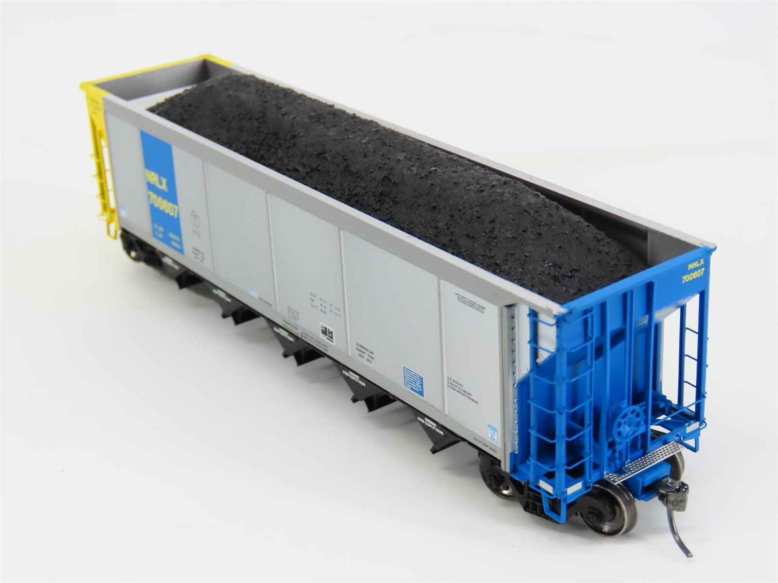 HO ExactRail EE-1307-23 NRLX CIT Group Autoflood Hopper #700607 w/Coal Load