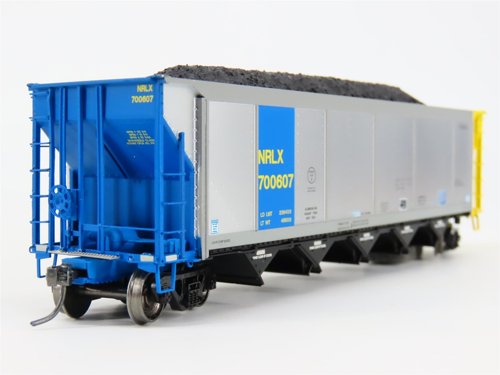 HO ExactRail EE-1307-23 NRLX CIT Group Autoflood Hopper #700607 w/Coal Load