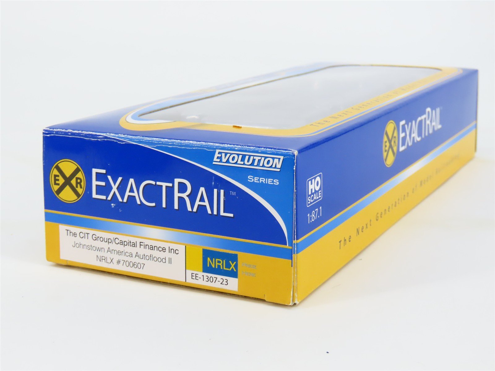 HO ExactRail EE-1307-23 NRLX CIT Group Autoflood Hopper #700607 w/Coal Load