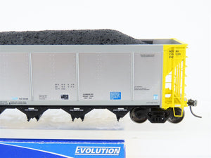 HO ExactRail EE-1307-21 NRLX CIT Group Autoflood Hopper #700582 w/Coal Load