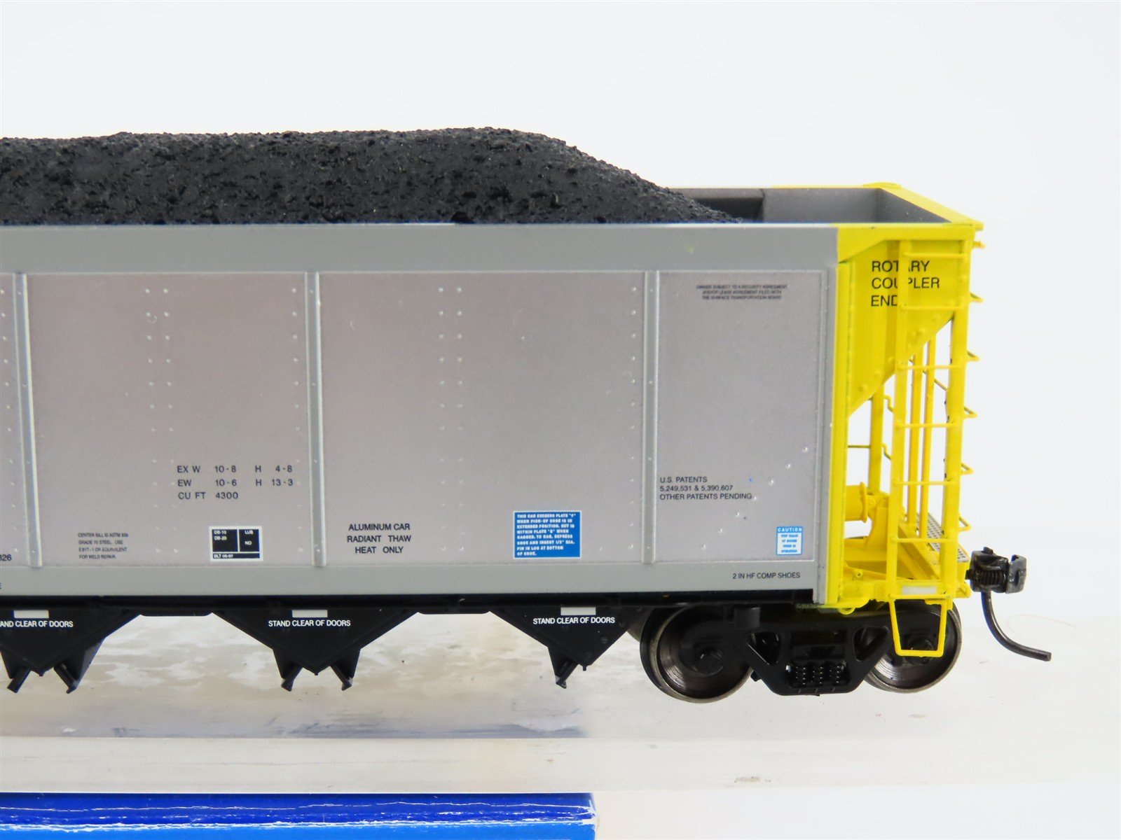 HO ExactRail EE-1307-20 NRLX CIT Group Autoflood Hopper #700579 w/Coal Load