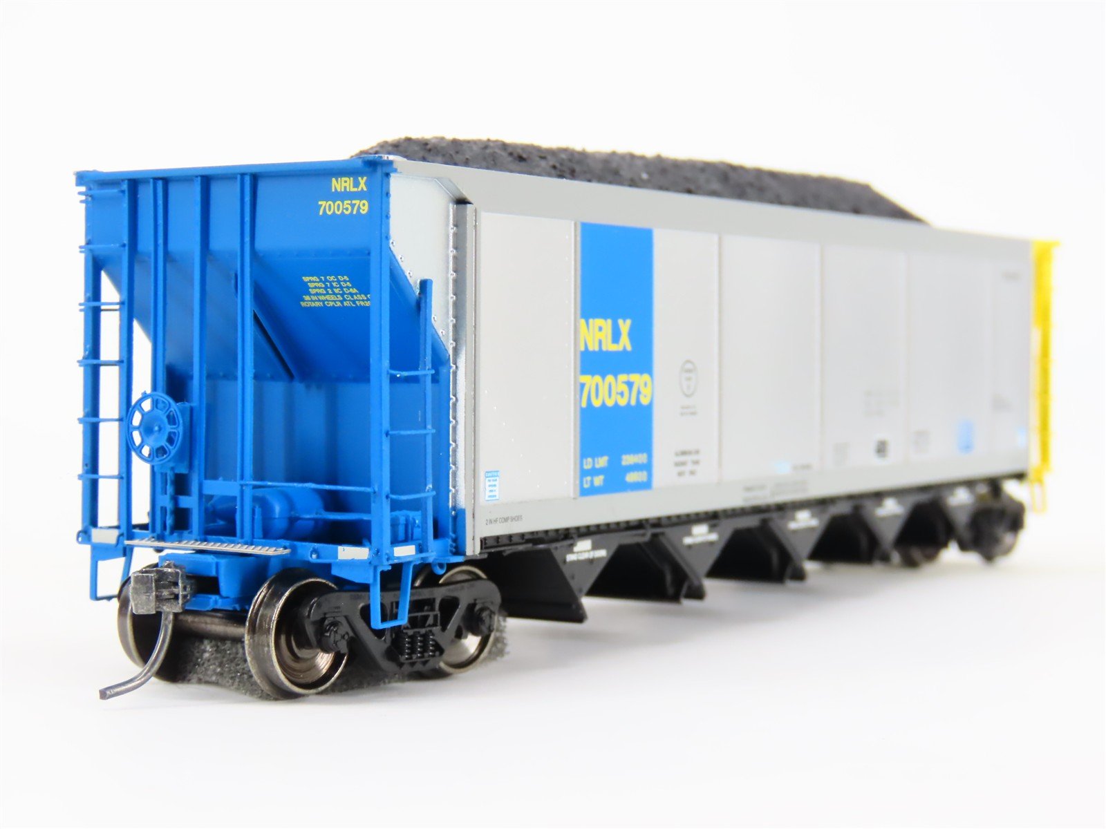 HO ExactRail EE-1307-20 NRLX CIT Group Autoflood Hopper #700579 w/Coal Load