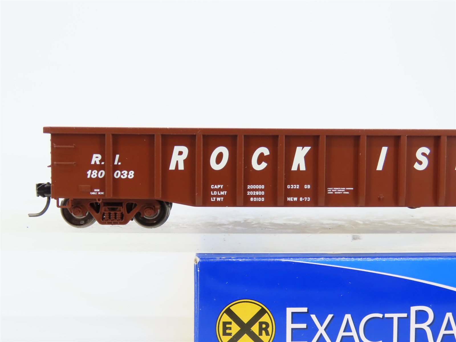 HO Scale ExactRail EE-1901-4 RI Rock Island Thrall 2244 Gondola #180038