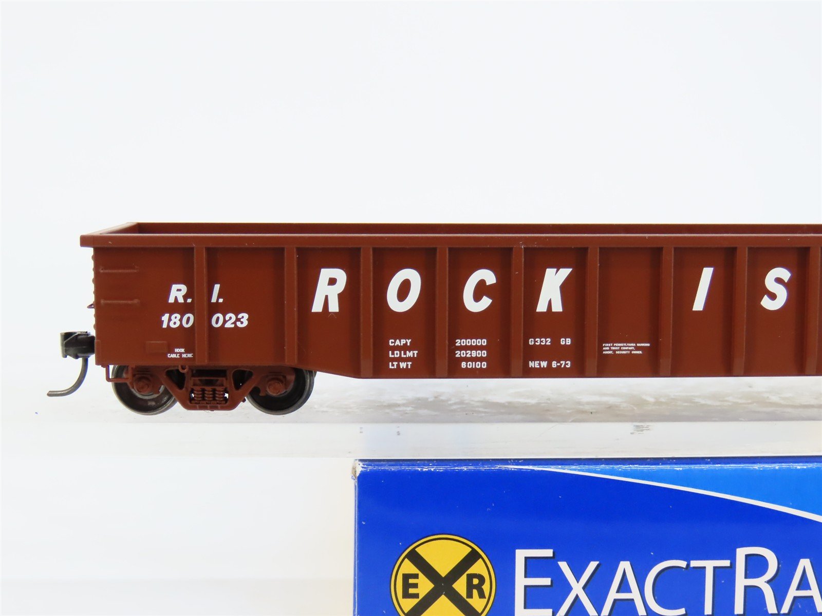 HO Scale ExactRail EE-1901-3 RI Rock Island Thrall 2244 Gondola #180023