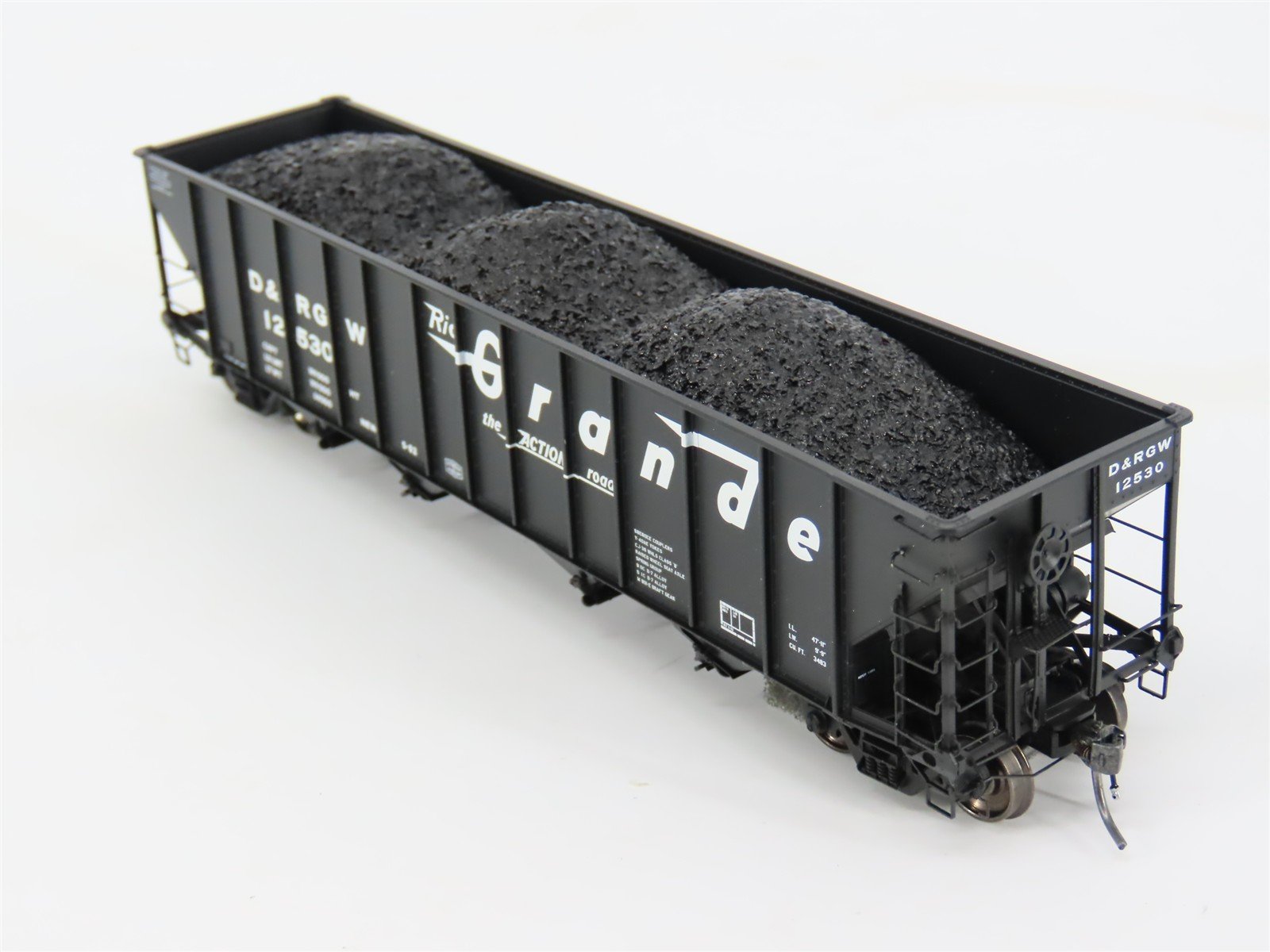 HO ExactRail EP-81460-5 DRGW Rio Grande Bethlehem 3483 4-Bay Hopper Car #12530