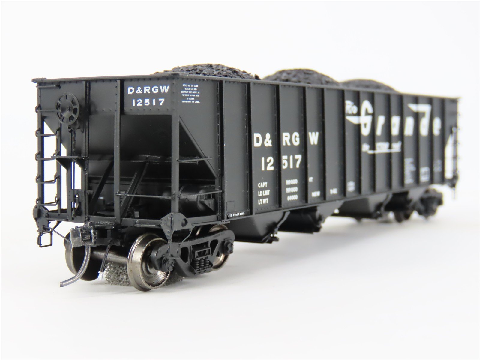 HO ExactRail EP-81460-3 DRGW Rio Grande Bethlehem 3483 4-Bay Hopper Car #12517