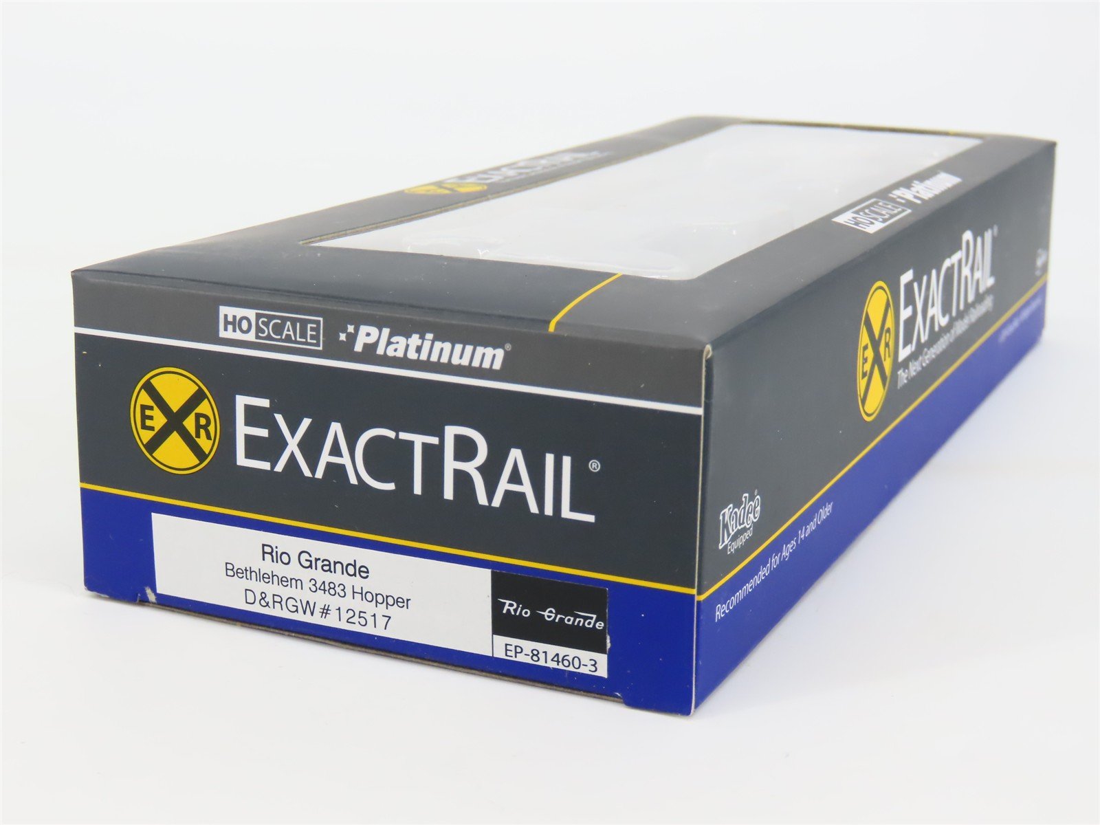 HO ExactRail EP-81460-3 DRGW Rio Grande Bethlehem 3483 4-Bay Hopper Car #12517