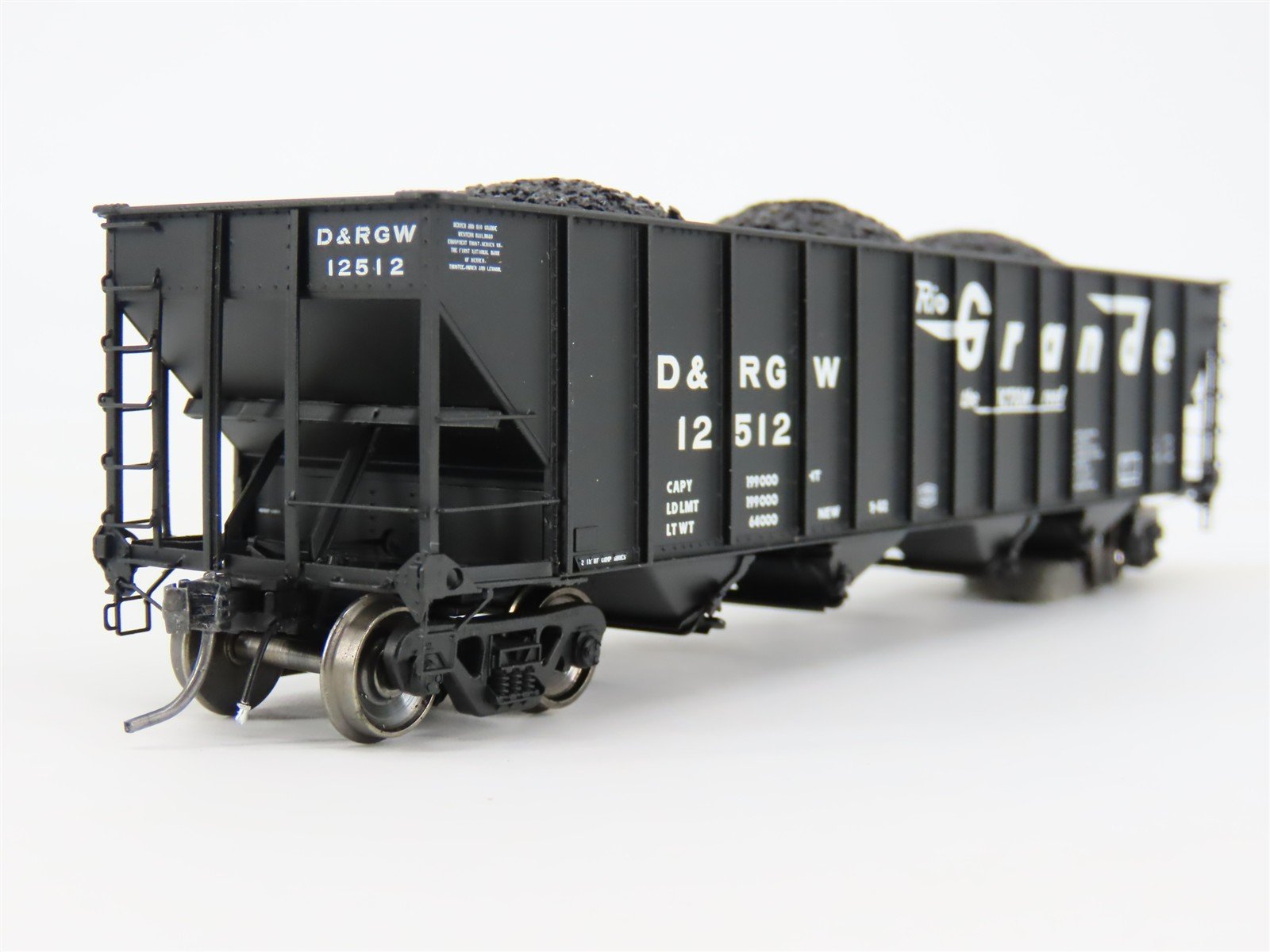 HO ExactRail EP-81460-2 DRGW Rio Grande Bethlehem 3483 4-Bay Hopper Car #12512
