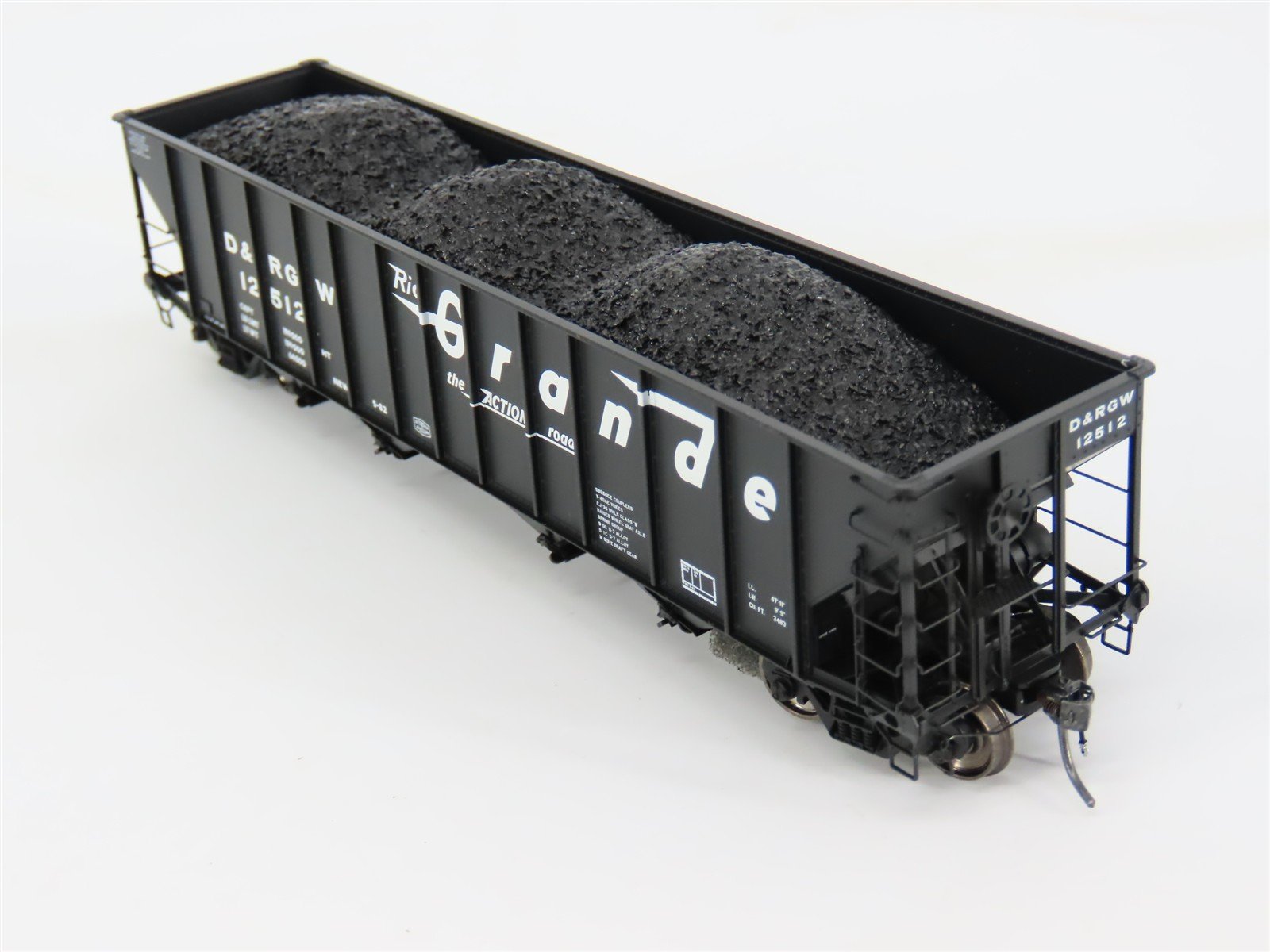 HO ExactRail EP-81460-2 DRGW Rio Grande Bethlehem 3483 4-Bay Hopper Car #12512