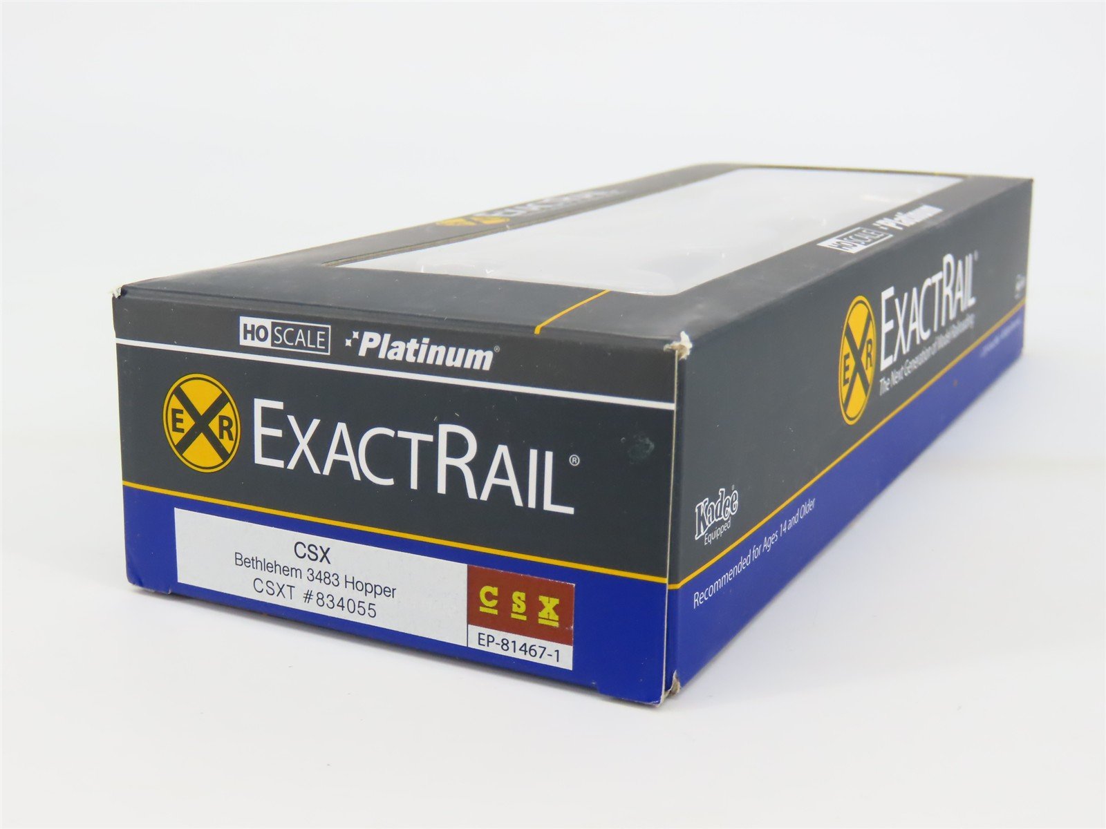 HO ExactRail EP-81467-1 CSXT UP Patched Bethlehem 3483 4-Bay Hopper Car #834055