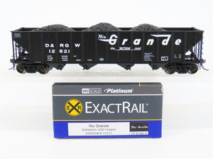 HO ExactRail EP-81460-4 DRGW Rio Grande Bethlehem 3483 4-Bay Hopper Car #12521