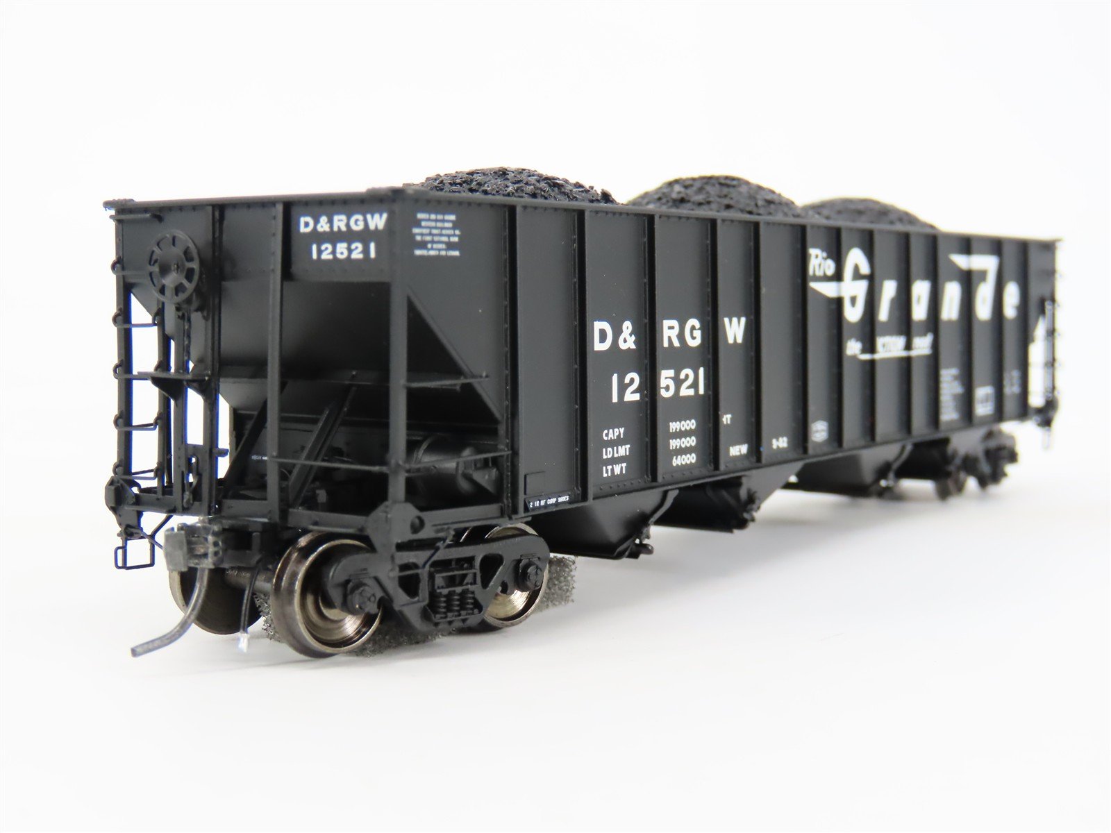 HO ExactRail EP-81460-4 DRGW Rio Grande Bethlehem 3483 4-Bay Hopper Car #12521