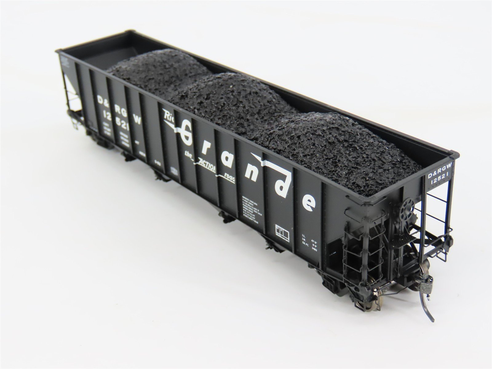 HO ExactRail EP-81460-4 DRGW Rio Grande Bethlehem 3483 4-Bay Hopper Car #12521