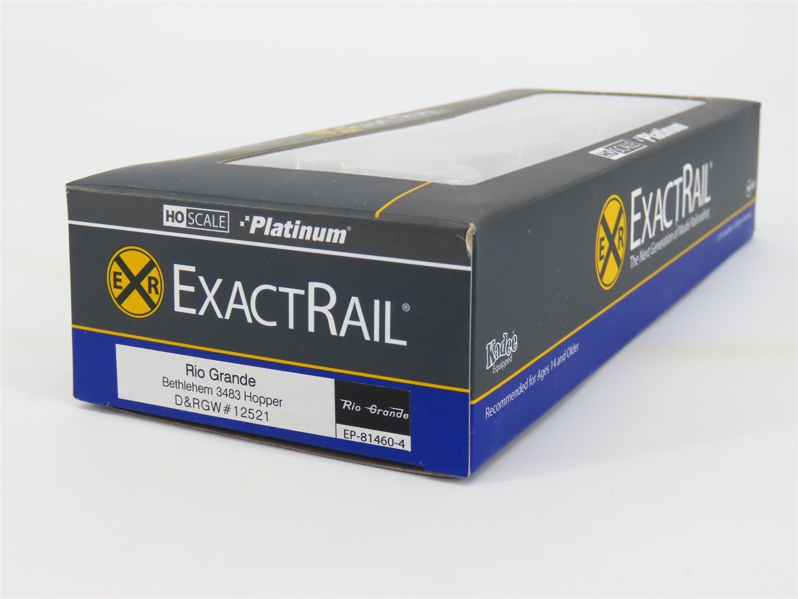 HO ExactRail EP-81460-4 DRGW Rio Grande Bethlehem 3483 4-Bay Hopper Car #12521