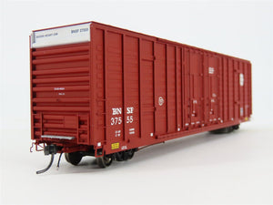 HO Scale ExactRail EP-80608-5 BNSF Railway P-S 60' Waffle Side Boxcar #37555