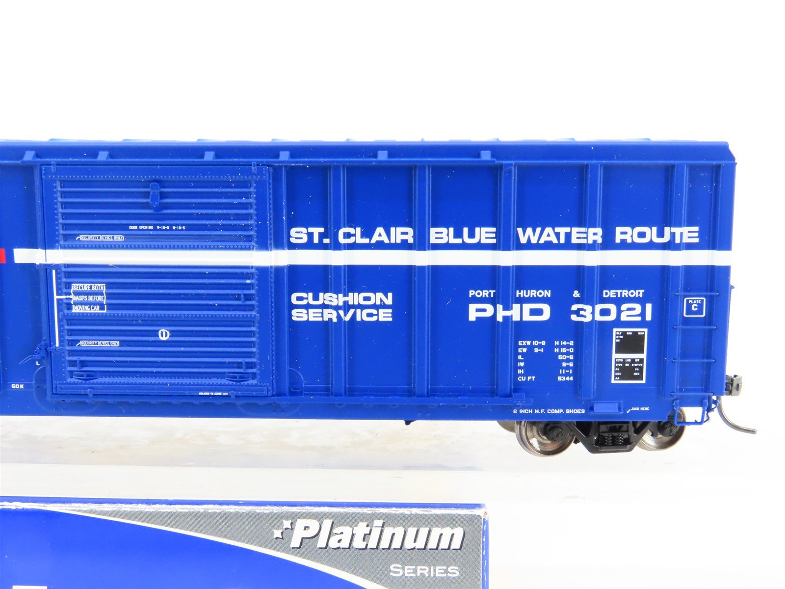 HO ExactRail EP-80908-4 PH&D Port Huron & Detroit P-S 5344 50' Boxcar #3021