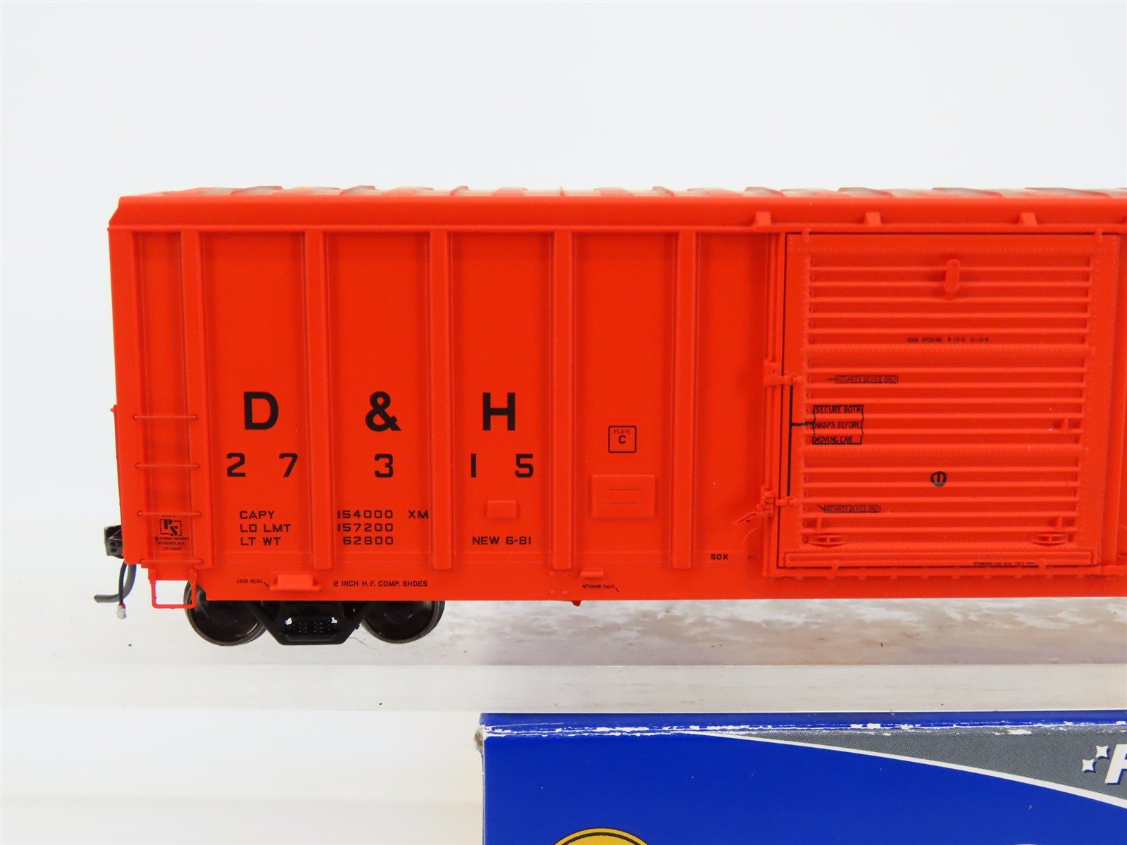 HO Scale ExactRail EP-80912-4 D&H Delaware & Hudson P-S 5344 50' Boxcar #27315