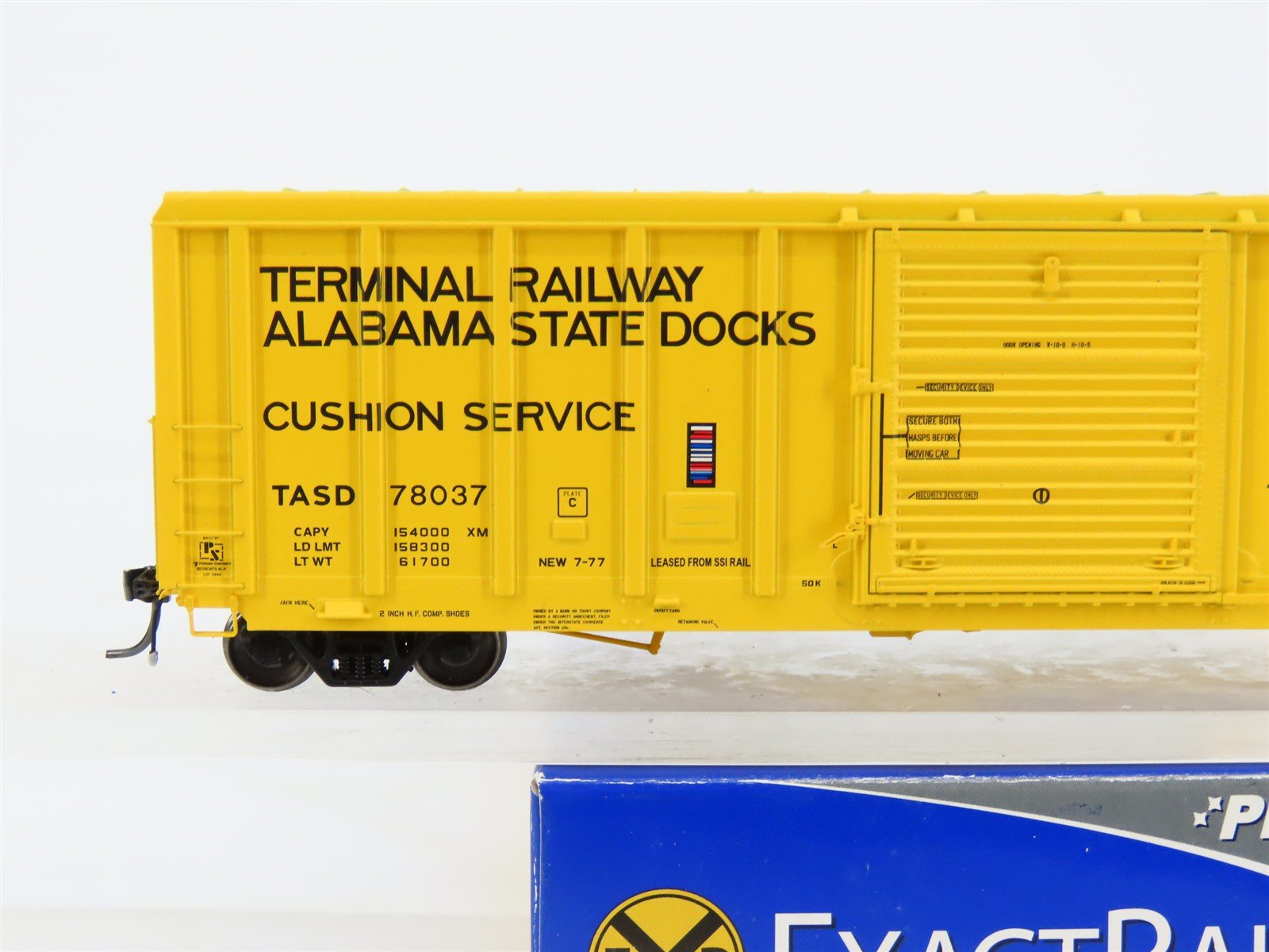 HO Scale ExactRail EP-80911-4 TASD Alabama Docks P-S 5344 50' Boxcar #78037