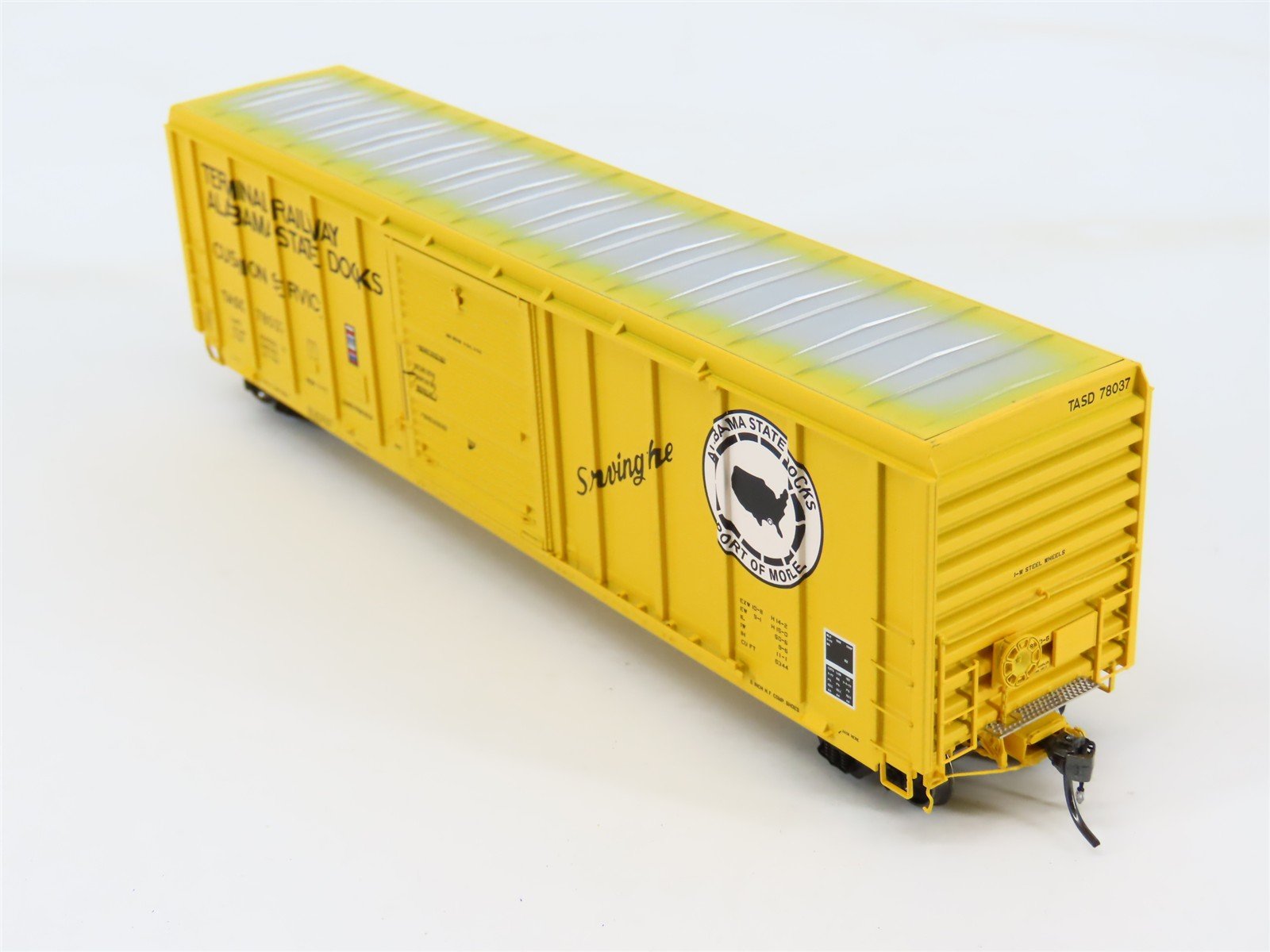 HO Scale ExactRail EP-80911-4 TASD Alabama Docks P-S 5344 50' Boxcar #78037
