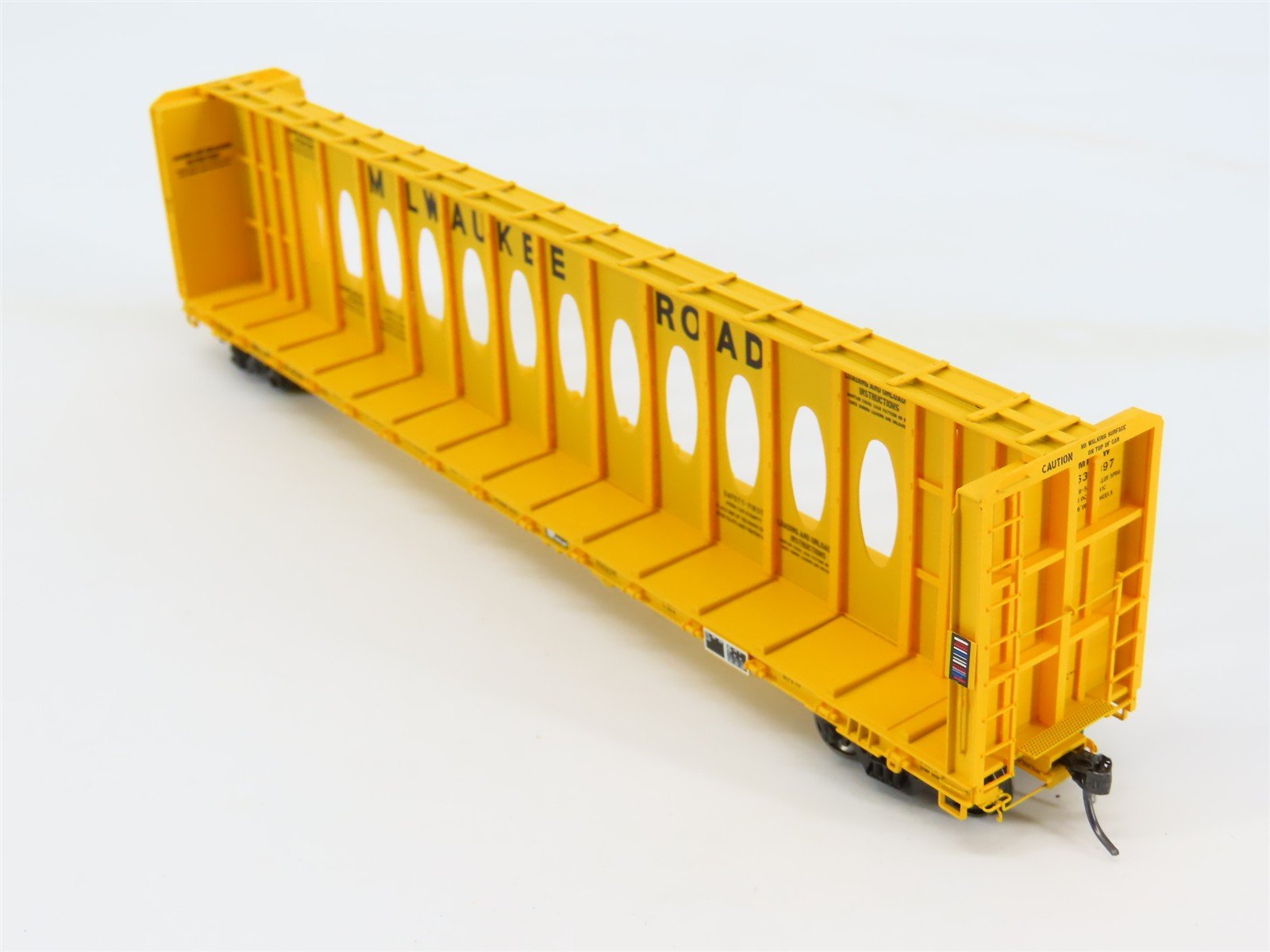 HO Scale ExactRail EP-81105-6 MILW Milwaukee Road 63' Centerbeam Flatcar #63097