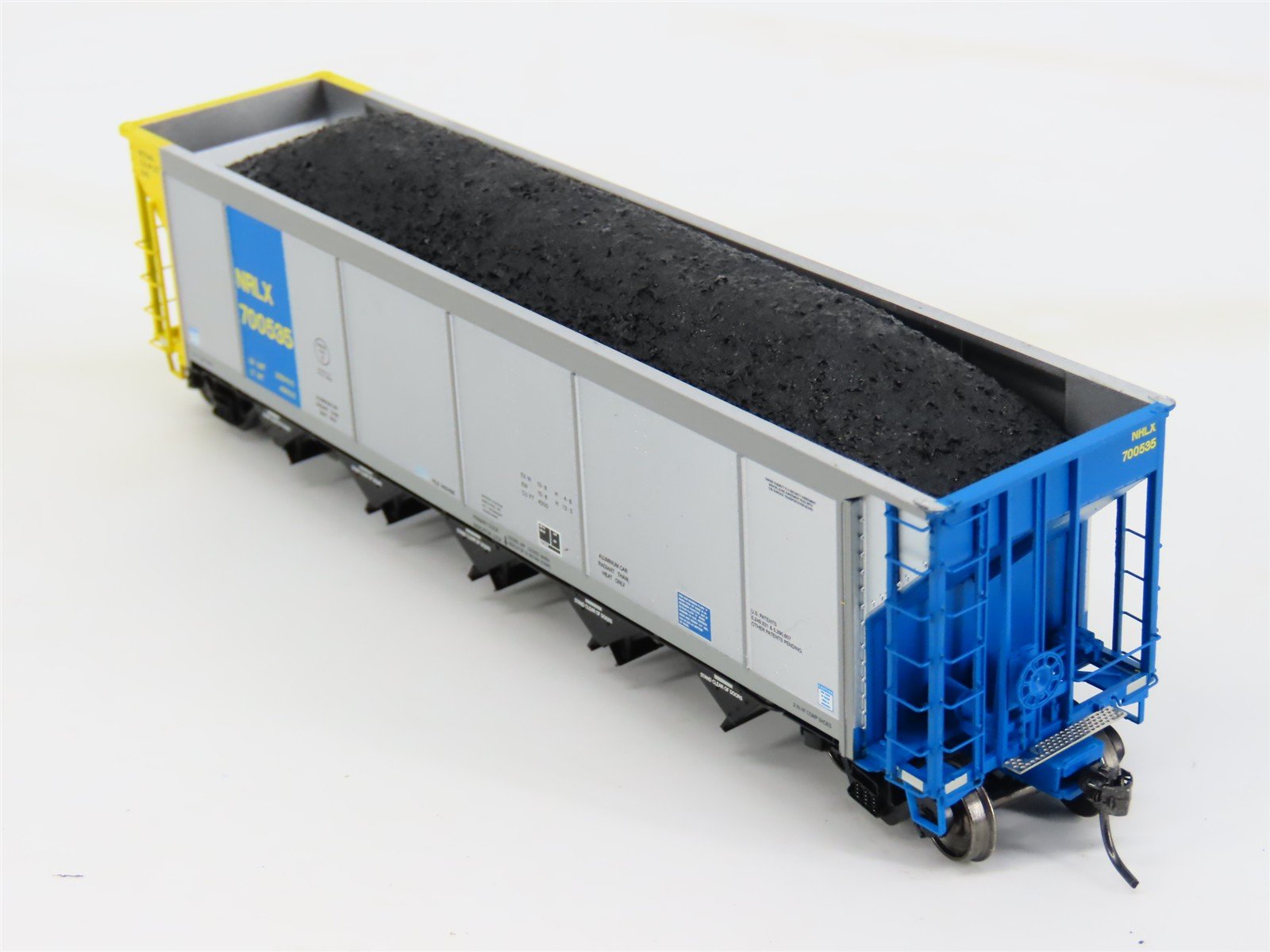 HO ExactRail EE-1307-16 NRLX CIT Group Autoflood Hopper #700535 w/Coal Load
