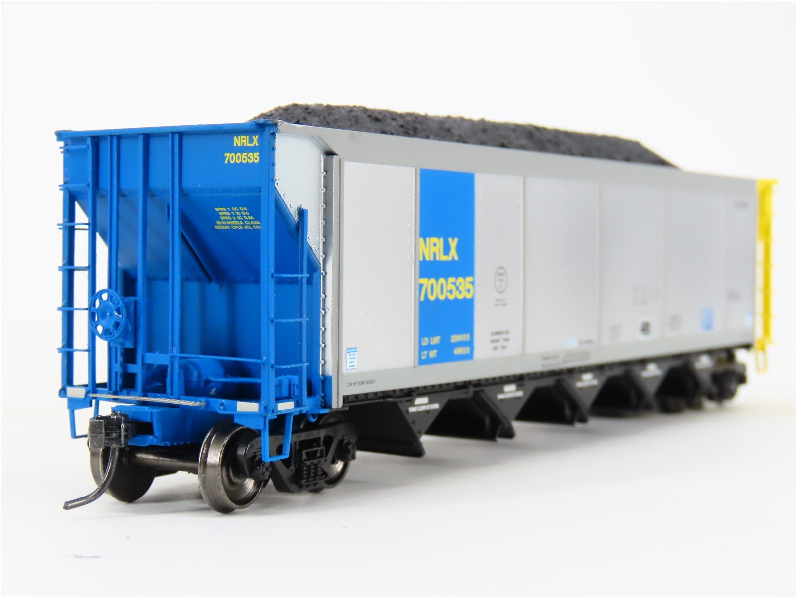 HO ExactRail EE-1307-16 NRLX CIT Group Autoflood Hopper #700535 w/Coal Load
