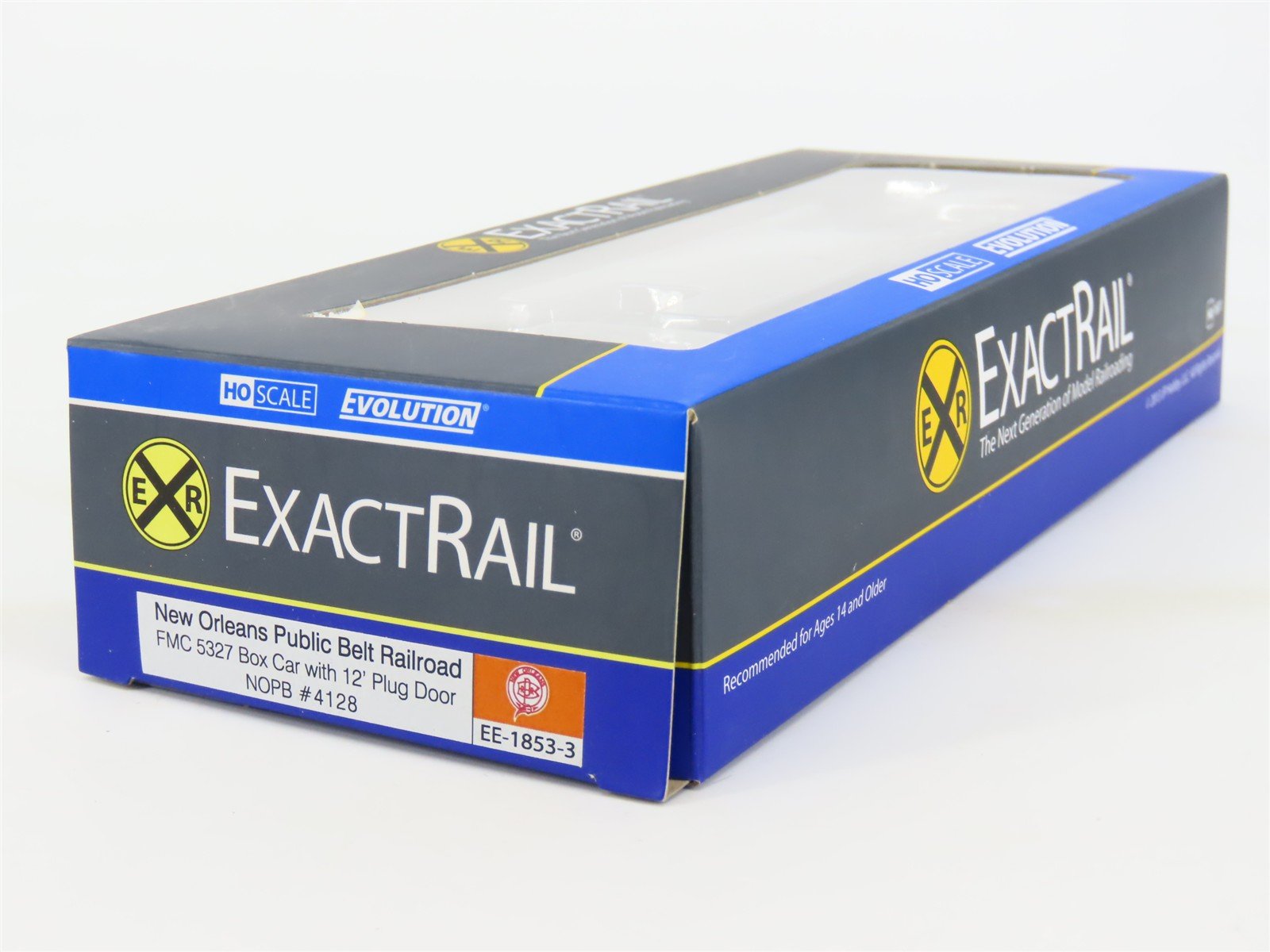 HO Scale ExactRail EE-1853-3 NOPB New Orleans Belt FMC 5327 50' Boxcar #4128