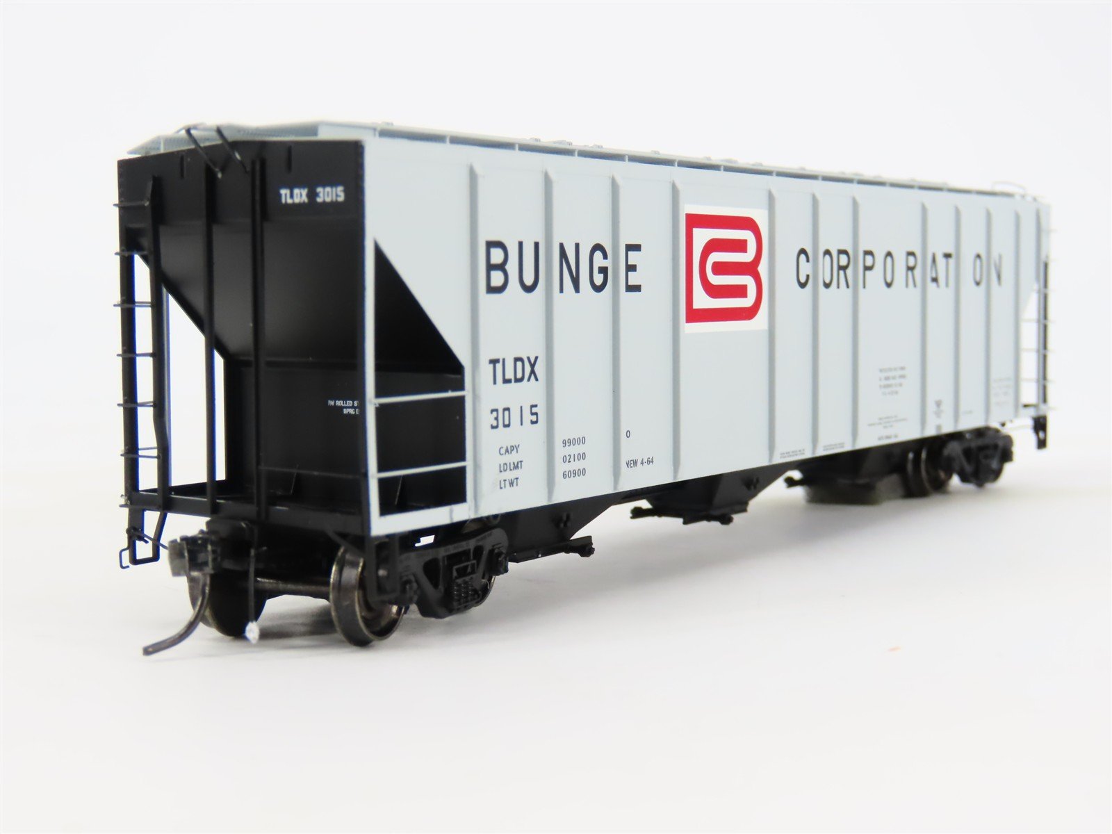 HO Scale ExactRail EP-80197-1 TLDX Bunge PS-2CD 4427 Covered Hopper #3015