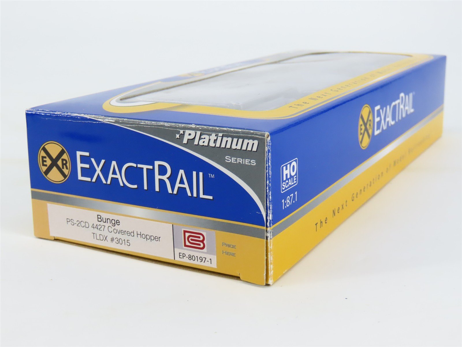 HO Scale ExactRail EP-80197-1 TLDX Bunge PS-2CD 4427 Covered Hopper #3015